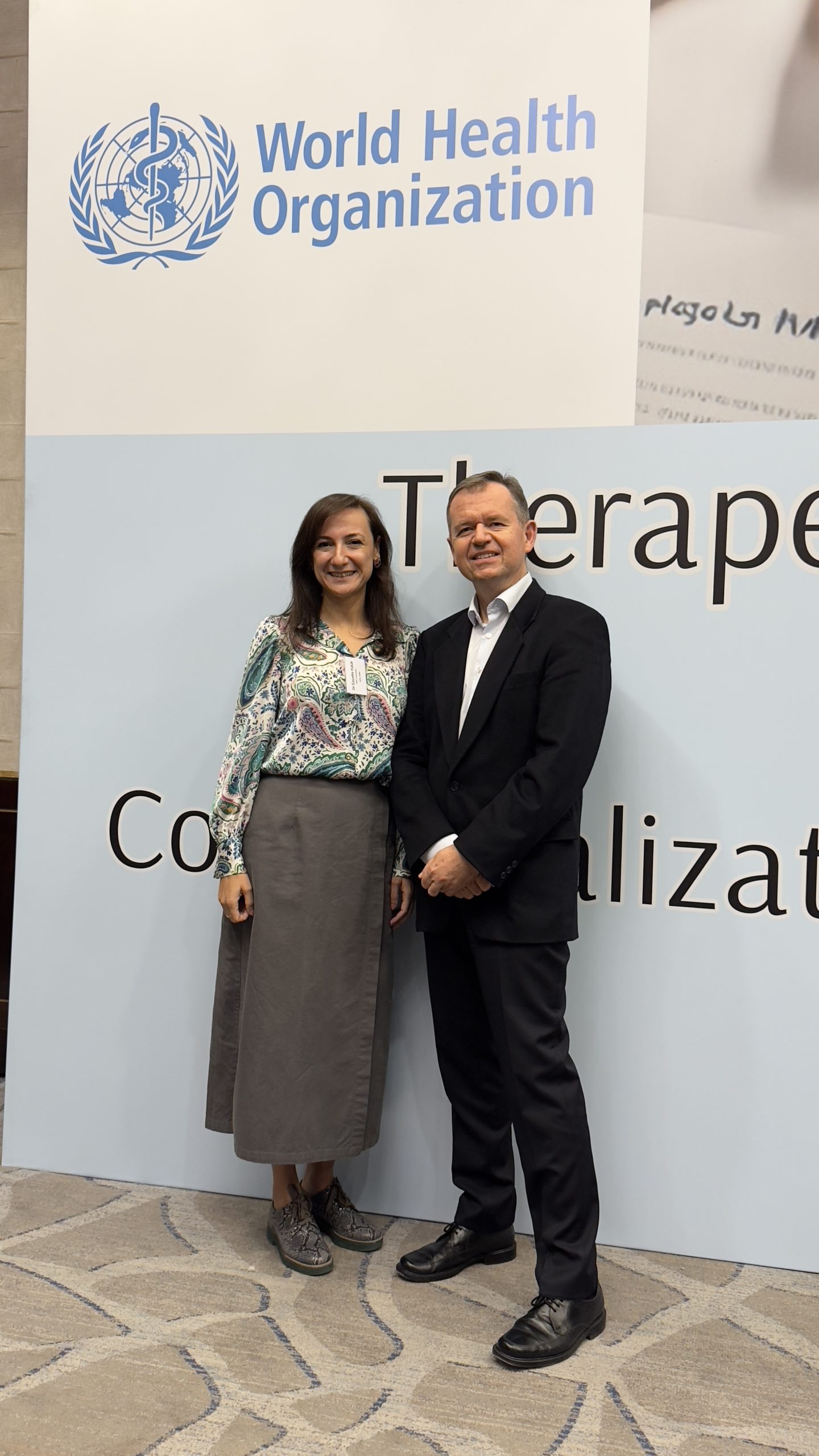 Avec Dr Cosette Fakih à Amman, Jordanie