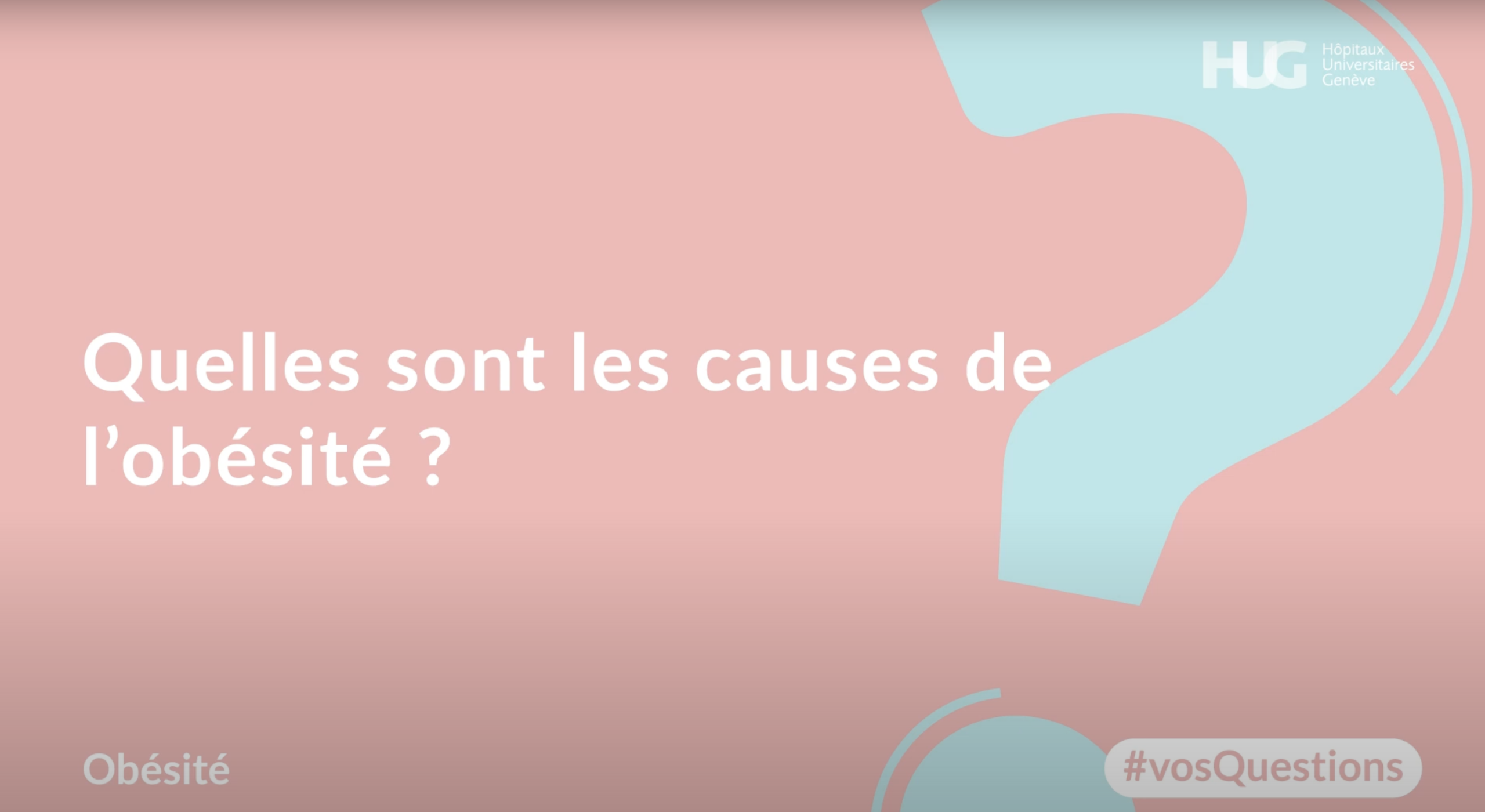 Qu'elles sont les causes de l'obésité? Explications du Z. Pataky. ©HUG