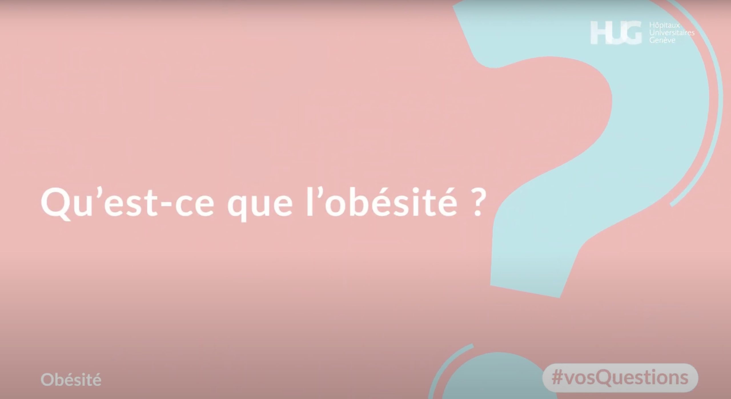 Qu'est-ce que l'obésité?