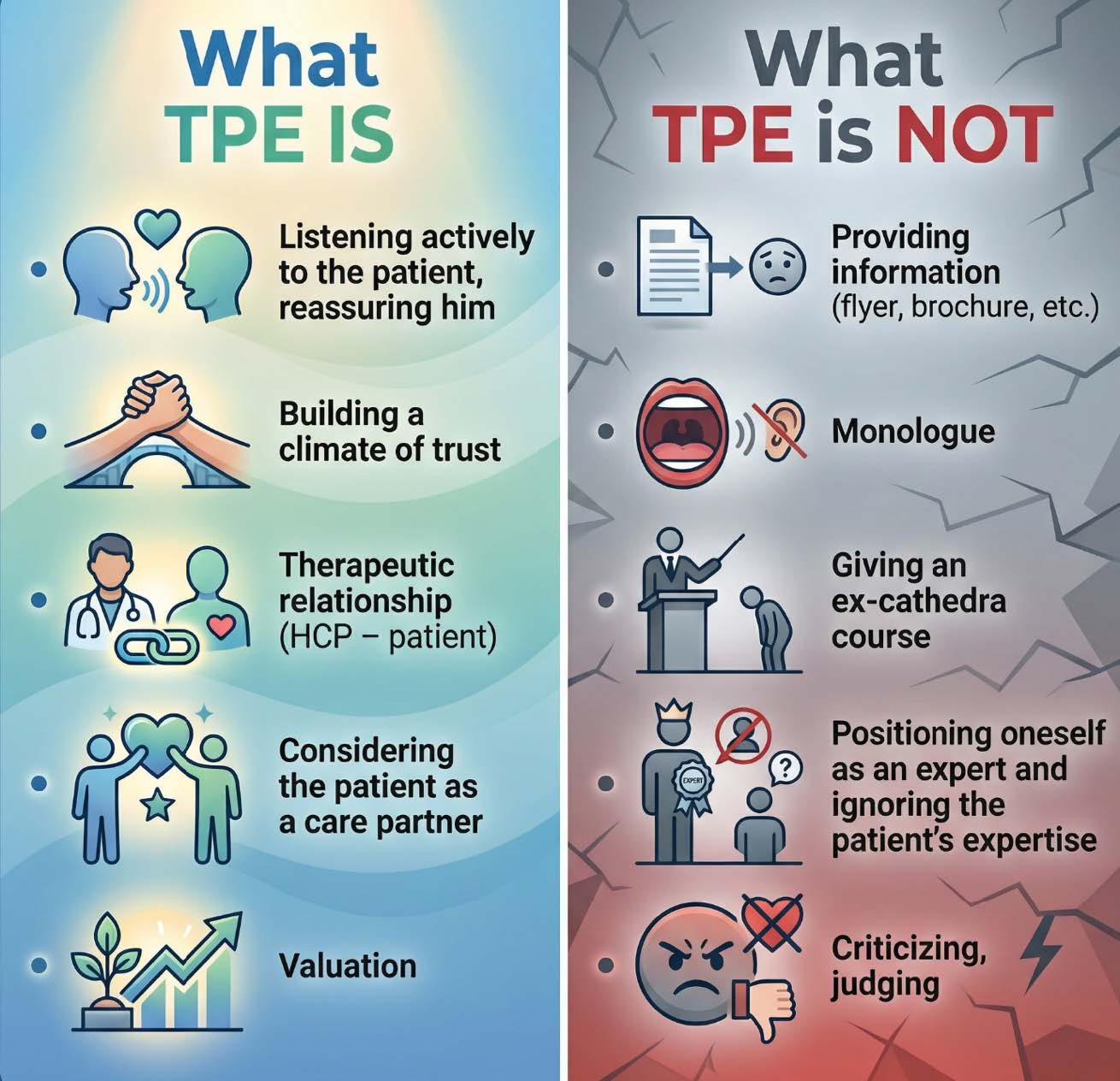 Difféences entre l'information et l'éducation thérapeutique Difféences entre l'information et l'éducation thérapeutique